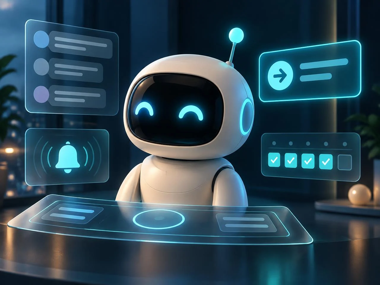 Bob at a console connecting memory, next step, reminder and progress
